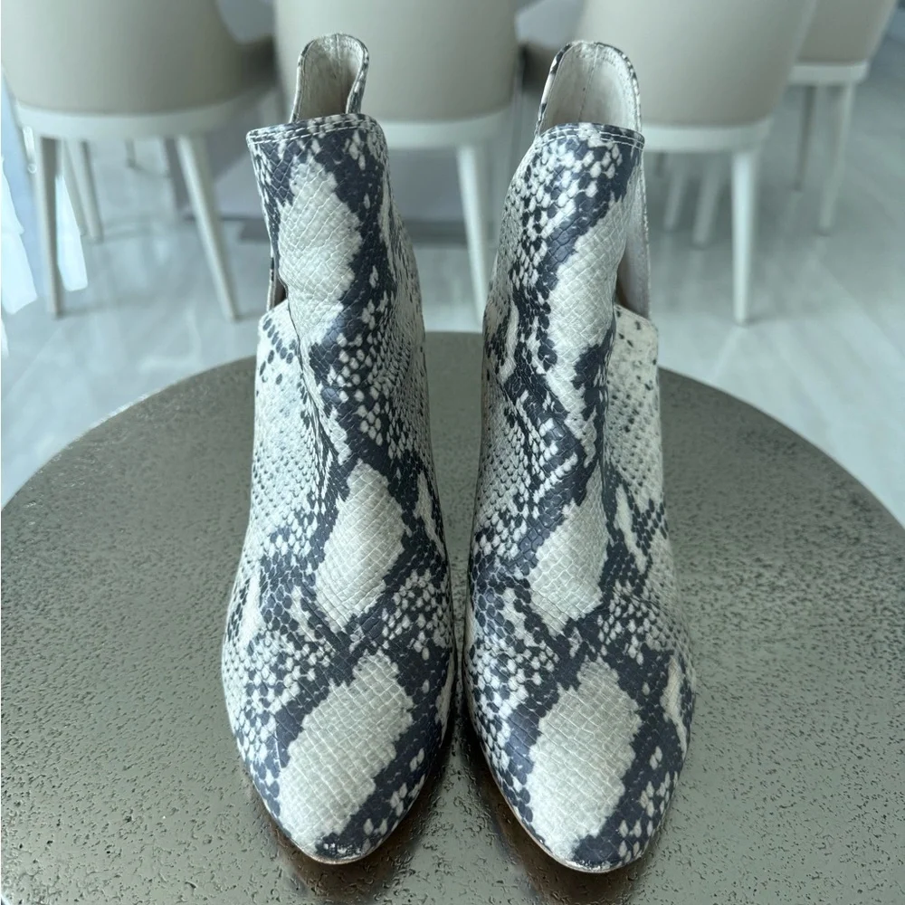 steve madden rockstar snakeskin booties Snakeskin Patterned Ankle Boots